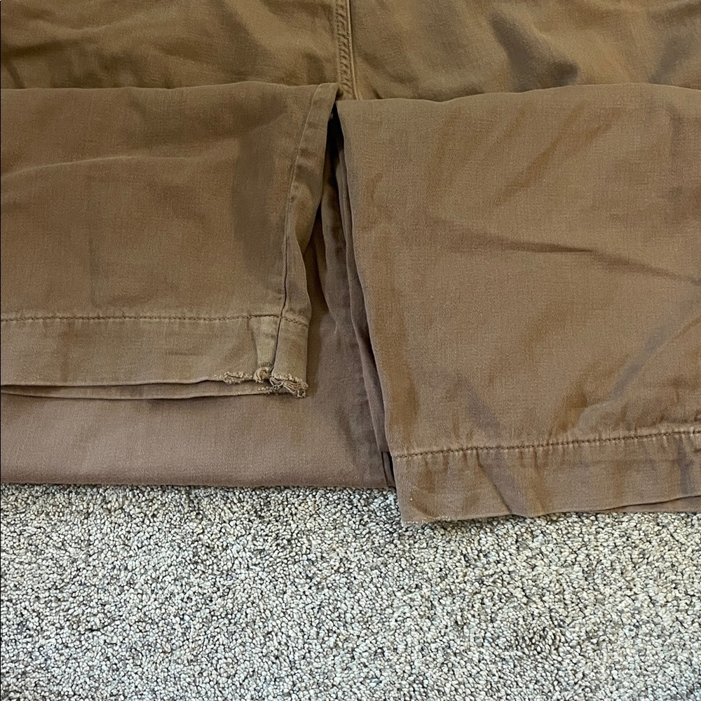 Free people brown wide leg trouser pant 12 - Picture 5 of 6